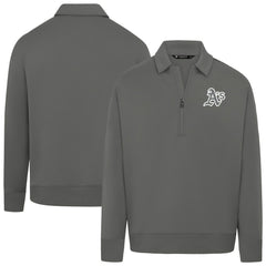 Athletics Levelwear Women's Canmore Chenille Logo Quarter-Zip Top - Stone Tops