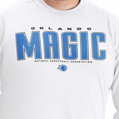 Orlando Magic G-III Sports by Carl Banks Adaptive Printed Mesh Effect Long Sleeve T-Shirt White outlet