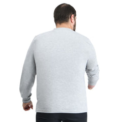 New York Knicks G-III Sports by Carl Banks Adaptive Printed Mesh Effect Long Sleeve T-Shirt Gray