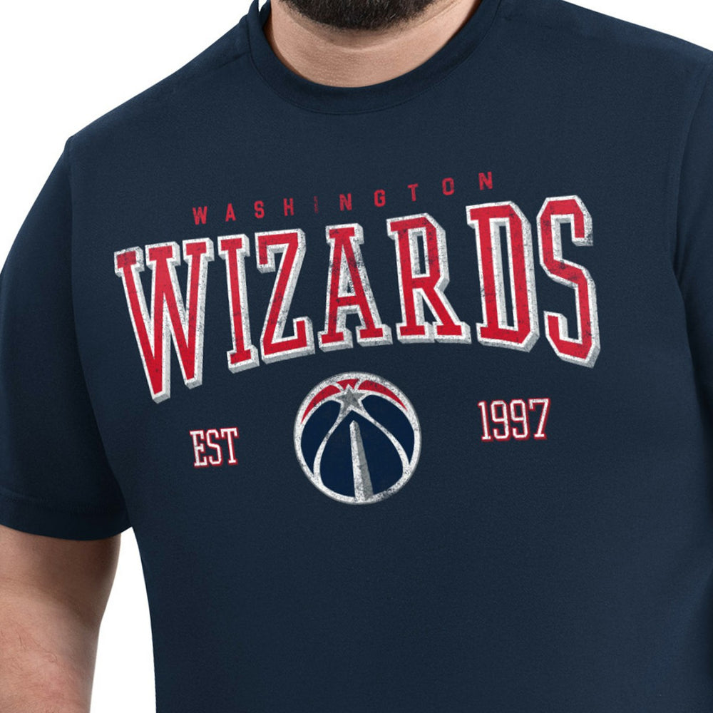 Washington Wizards G-III Sports by Carl Banks Adaptive Classic Team Spirit Short Sleeve T-Shirt Navy