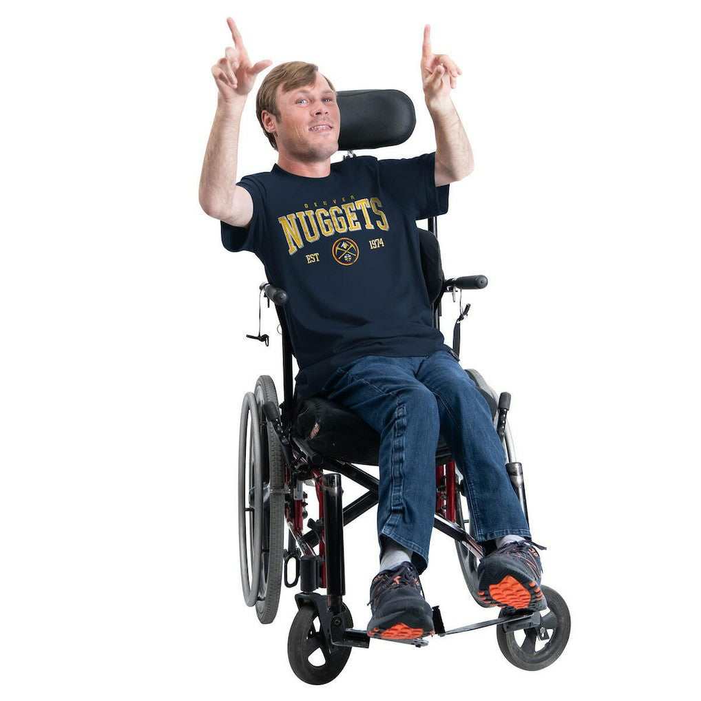 Denver Nuggets G-III Sports by Carl Banks Adaptive Classic Team Spirit Short Sleeve T-Shirt Navy outlet