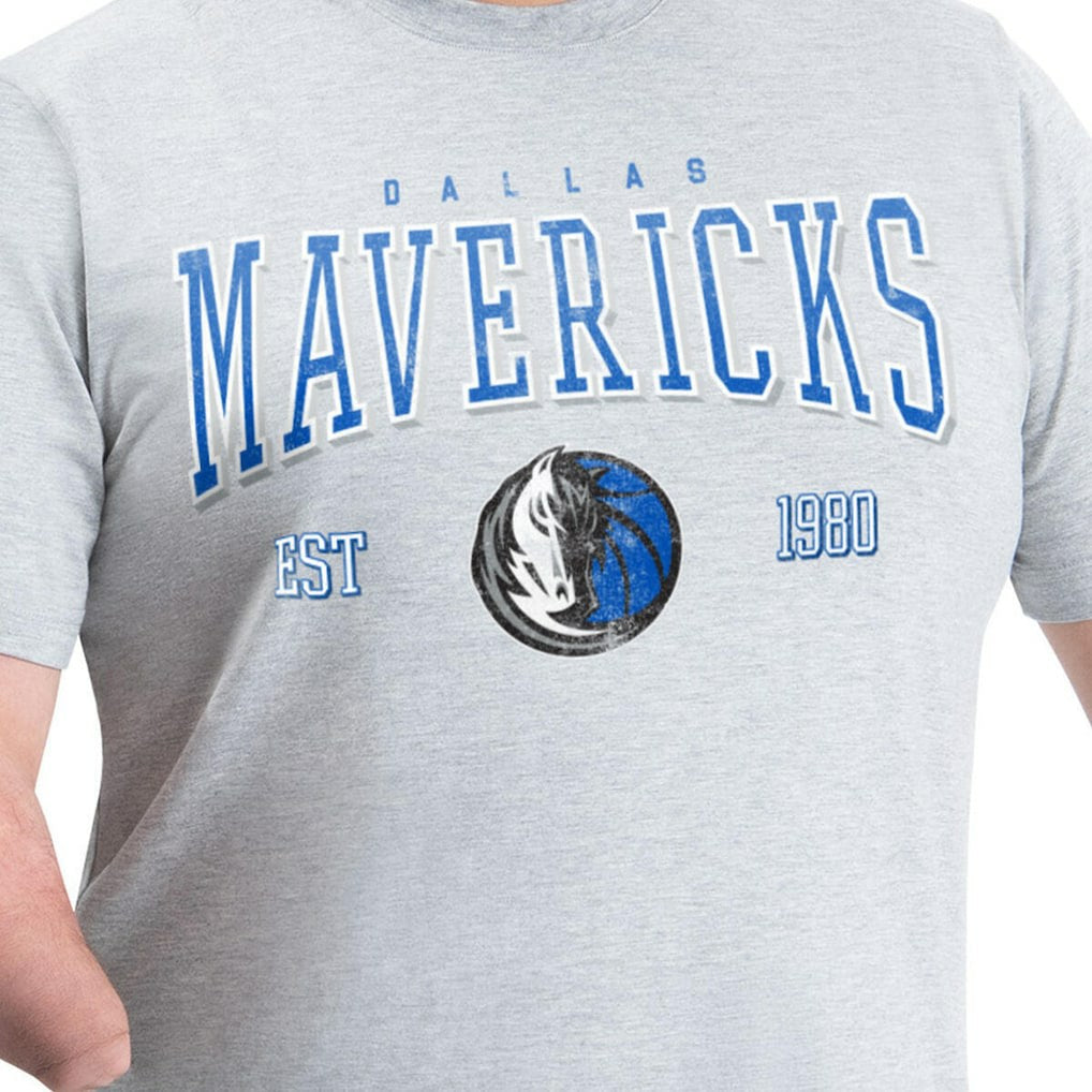 Dallas Mavericks G-III Sports by Carl Banks Adaptive Classic Team Spirit Short Sleeve T-Shirt Gray outlet