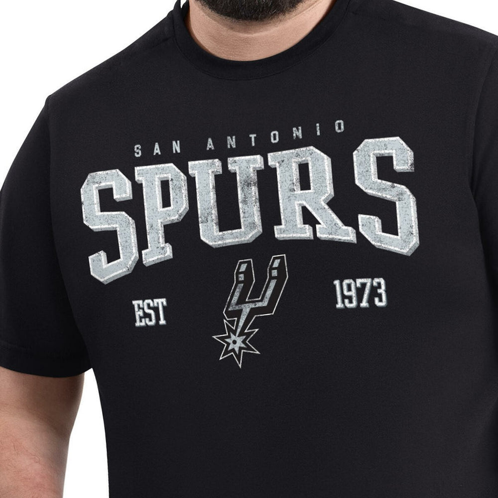 San Antonio Spurs G-III Sports by Carl Banks Adaptive Classic Team Spirit Short Sleeve T-Shirt Black