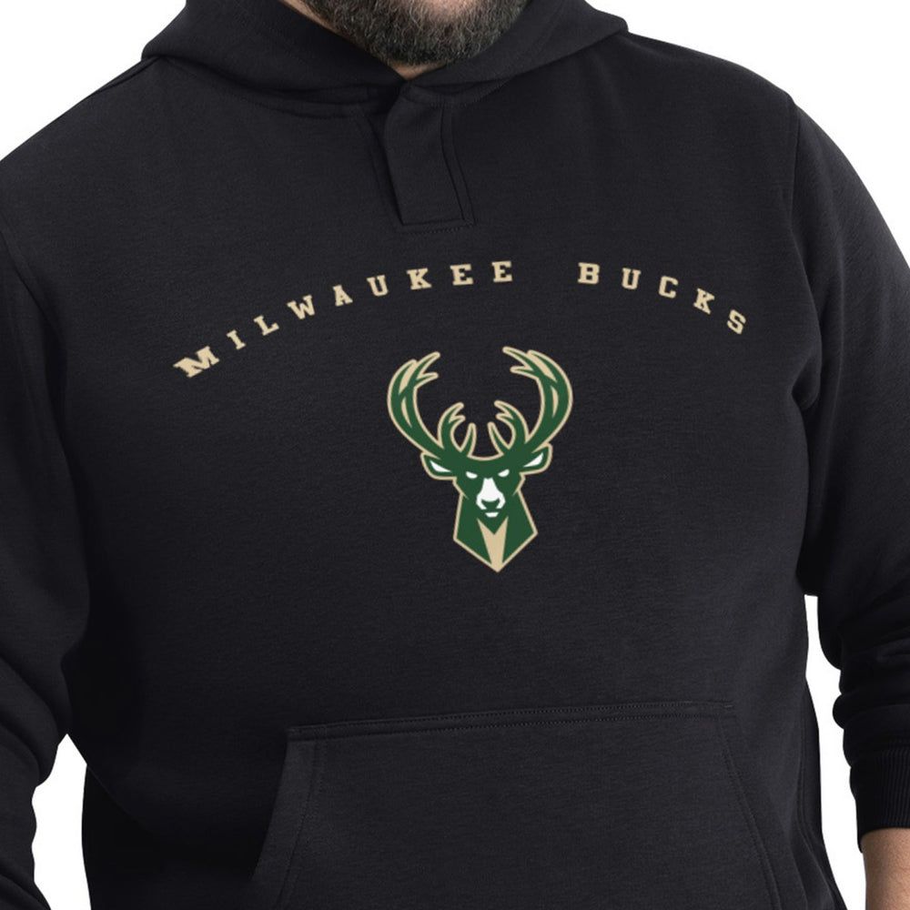 Milwaukee Bucks G-III Sports by Carl Banks Adaptive Team Arc Fleece Hoodie Black