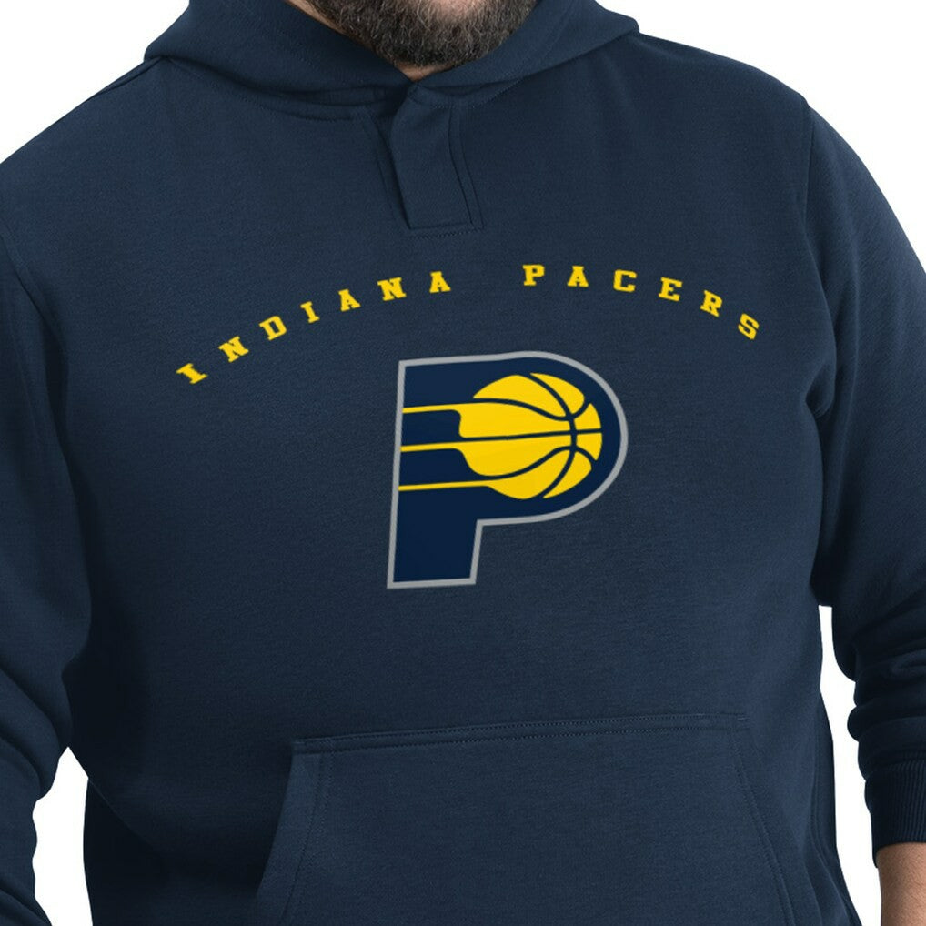 Indiana Pacers G-III Sports by Carl Banks Adaptive Team Arc Fleece Hoodie Navy