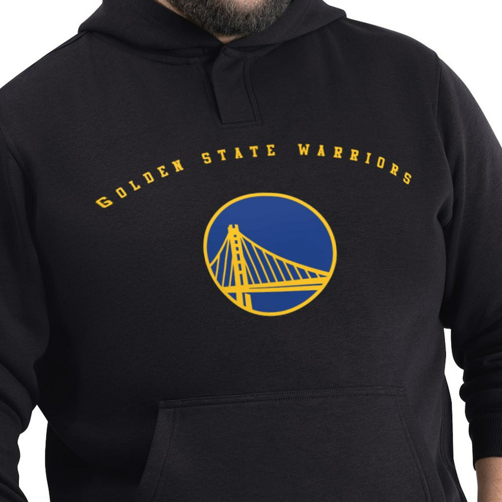 Golden State Warriors G-III Sports by Carl Banks Adaptive Team Arc Fleece Hoodie Black