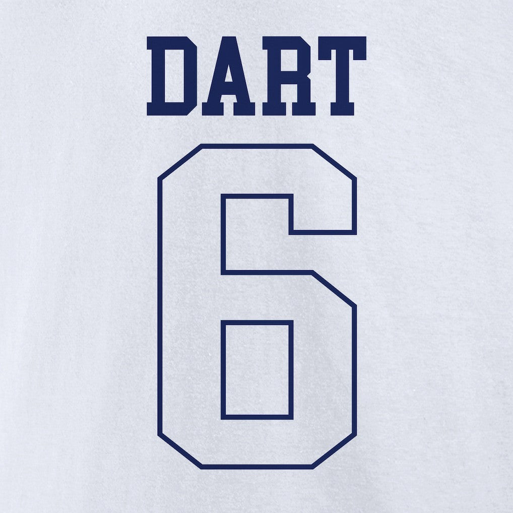 Jaxson Dart New York Giants Tonal Name & Number T-Shirt - White T-shirts