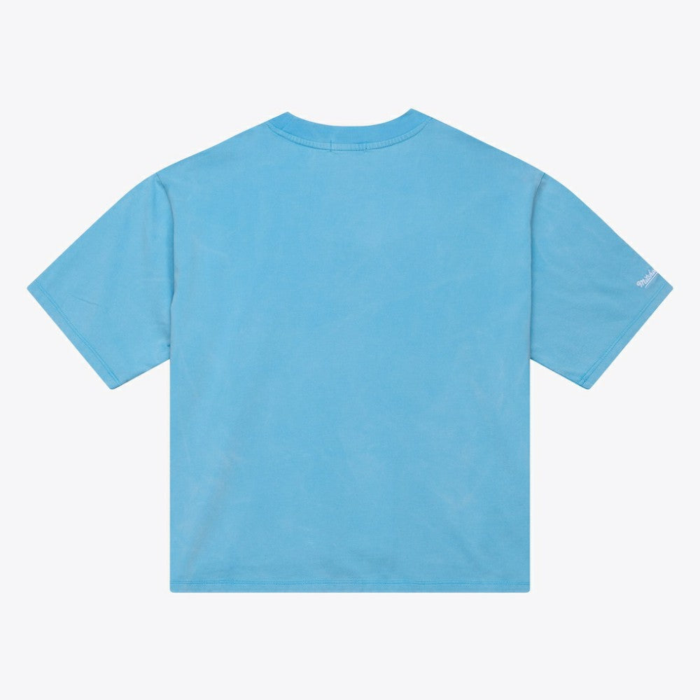 Philadelphia Phillies Mitchell & Ness Women's Cooperstown Cropped Boxy T-Shirt - Light Blue T-shirts