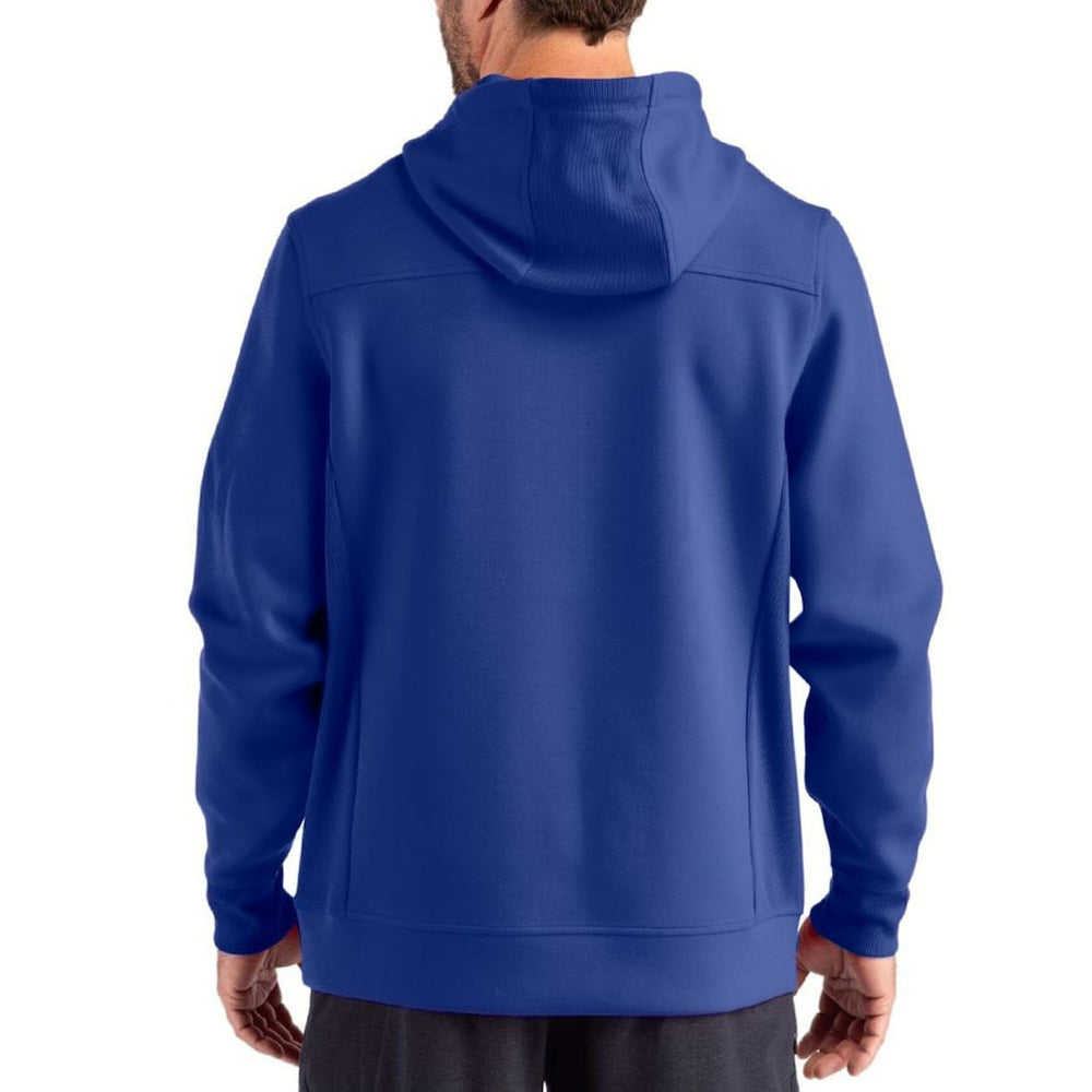 Buffalo Bills Cutter & Buck Roam Eco Half-Zip Recycled Pullover Hoodie - Royal Hoodies