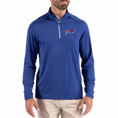 Buffalo Bills Cutter & Buck Coastline Epic Comfort Recycled Quarter-Zip Pullover - Royal Pullover
