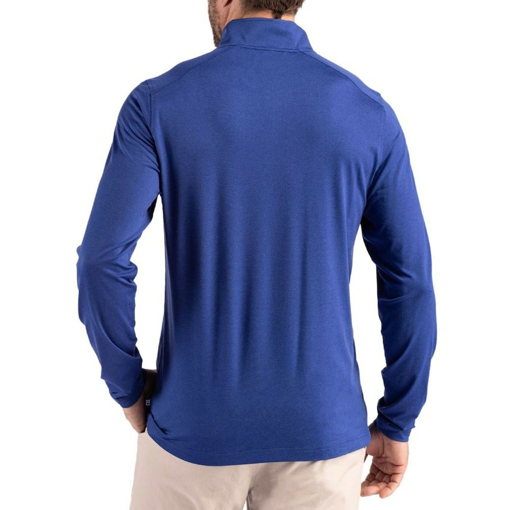 Buffalo Bills Cutter & Buck Coastline Epic Comfort Recycled Quarter-Zip Pullover - Royal Pullover