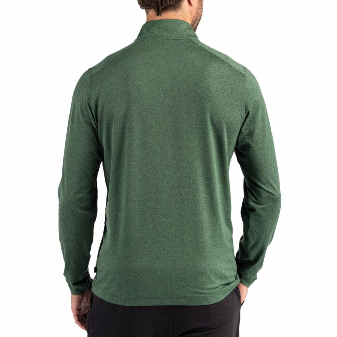 Green Bay Packers Cutter & Buck Coastline Epic Comfort Recycled Quarter-Zip Pullover - Green Pullover