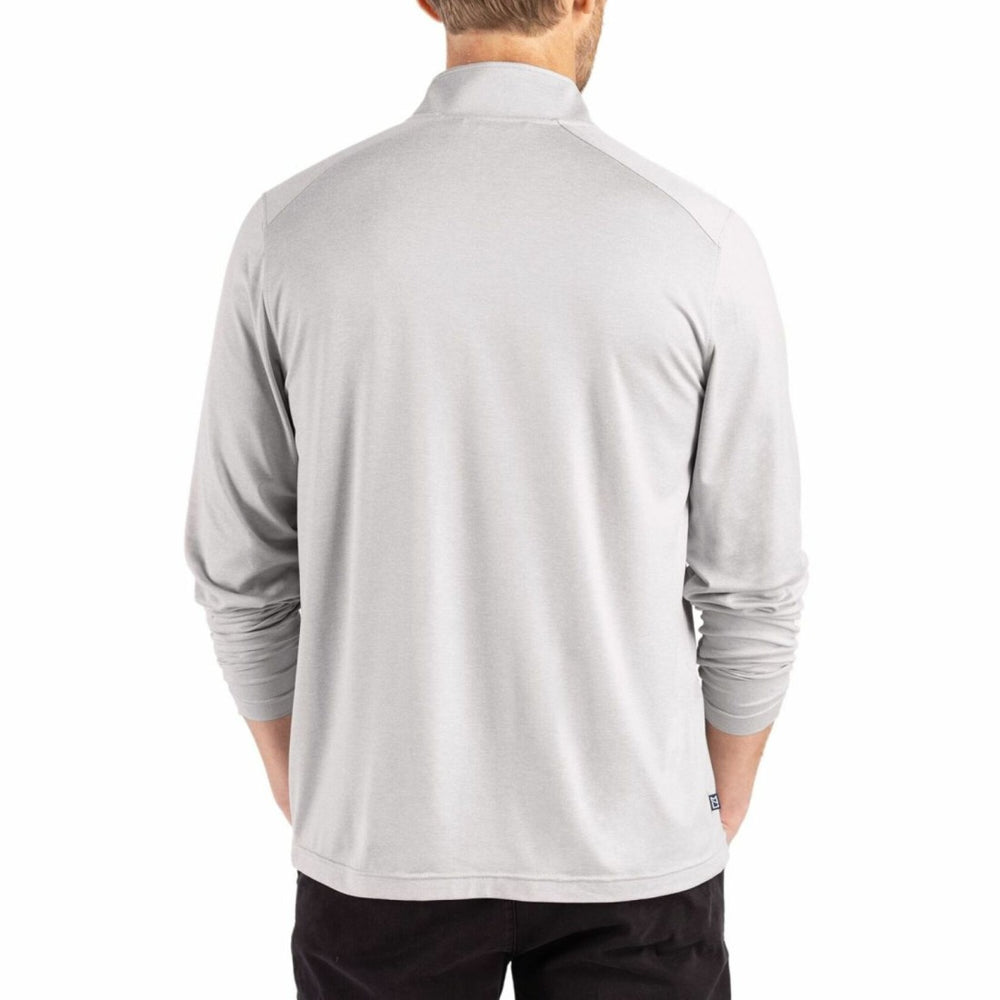 Houston Texans Cutter & Buck Coastline Epic Comfort Recycled Quarter-Zip Pullover - Gray Pullover