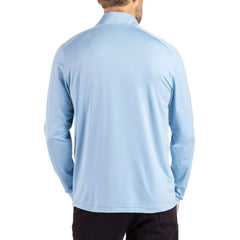 Los Angeles Chargers Cutter & Buck Coastline Epic Comfort Recycled Quarter-Zip Pullover - Powder Blue Pullover