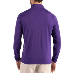 Minnesota Vikings Cutter & Buck Coastline Epic Comfort Recycled Quarter-Zip Pullover - Purple Pullover