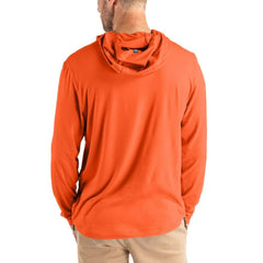 Miami Dolphins Cutter & Buck Coastline Epic Comfort Recycled Long Sleeve Hoodie T-Shirt - Orange Hoodies