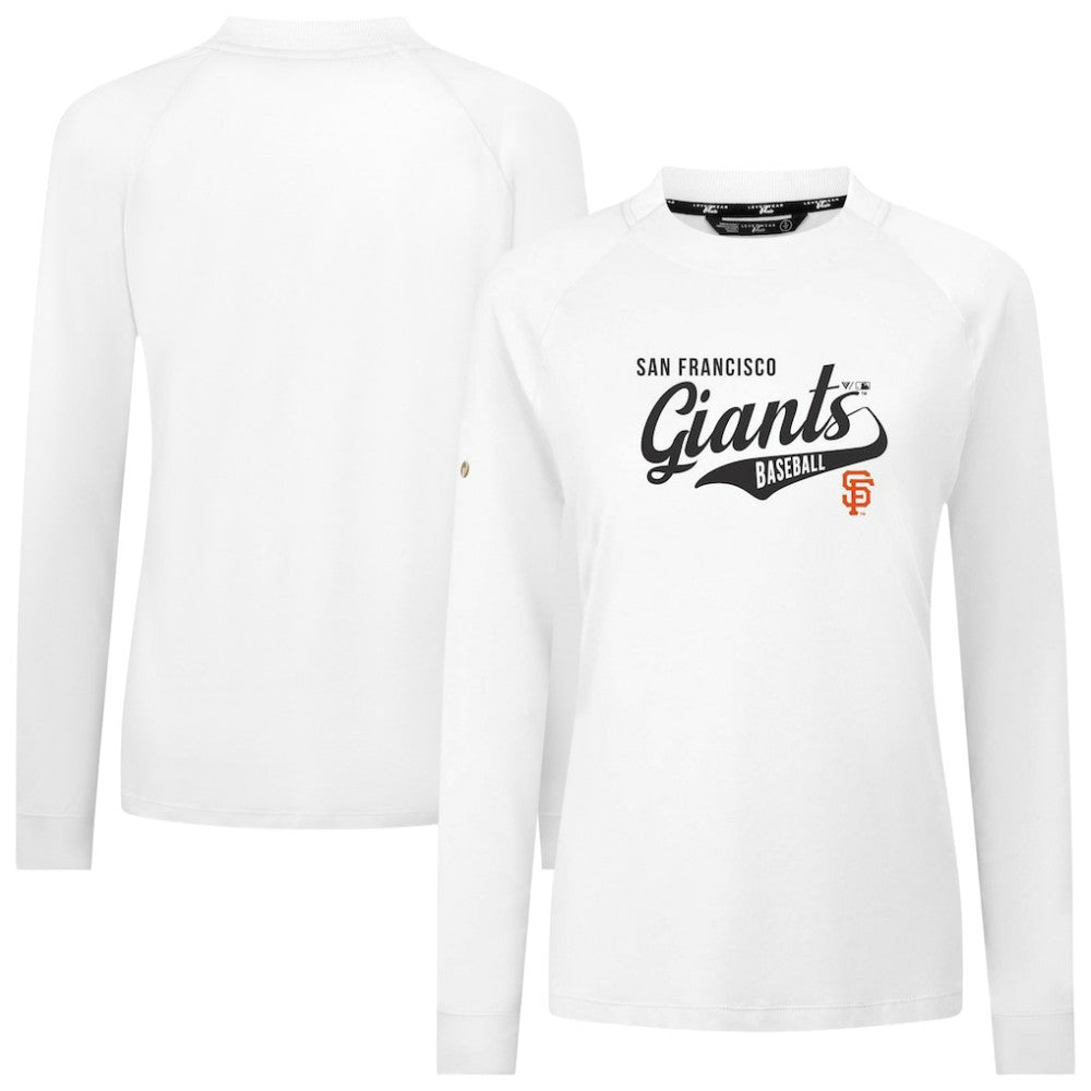 San Francisco Giants Levelwear Women's Slender Glide T-Shirt - White T-shirts