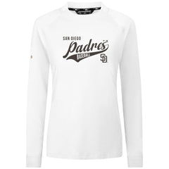 San Diego Padres Levelwear Women's Slender Glide T-Shirt - White T-shirts