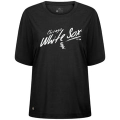 Chicago White Sox Levelwear Women's Bloom Sizzle T-Shirt - Black T-shirts