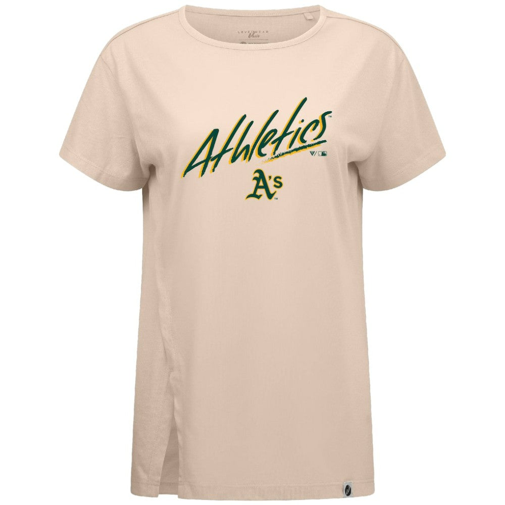 Athletics Levelwear Women's Influx Sizzle T-Shirt - Khaki T-shirts
