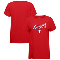 Texas Rangers Levelwear Women's Influx Sizzle T-Shirt - Red T-shirts