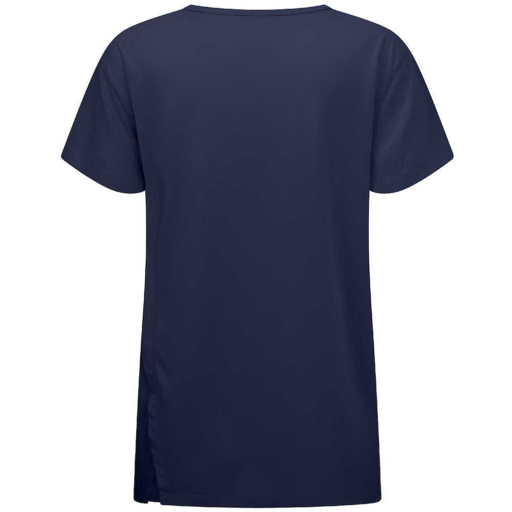 Washington Nationals Levelwear Women's Influx Sizzle T-Shirt - Navy T-shirts