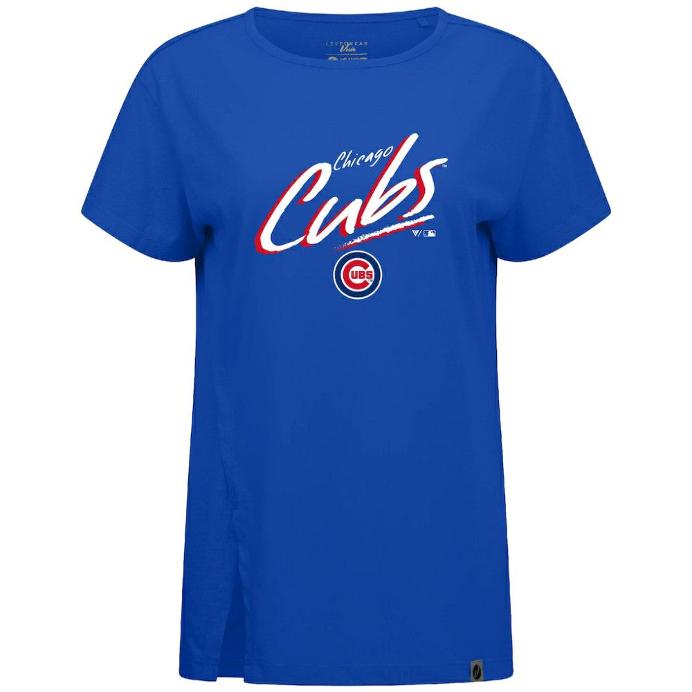 Chicago Cubs Levelwear Women's Influx Sizzle T-Shirt - Royal T-shirts