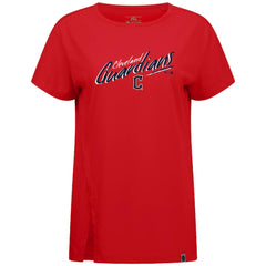 Cleveland Guardians Levelwear Women's Influx Sizzle T-Shirt - Red T-shirts