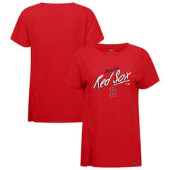 Boston Red Sox Levelwear Women's Influx Sizzle T-Shirt - Red T-shirts