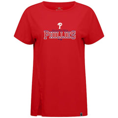 Philadelphia Phillies Levelwear Women's Influx Journey T-Shirt - Red T-shirts