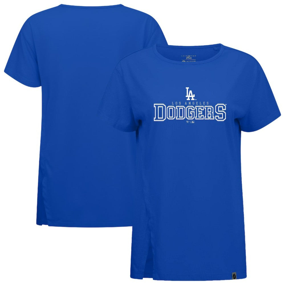 Los Angeles Dodgers Levelwear Women's Influx Journey T-Shirt - Royal T-shirts