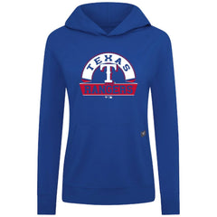 Texas Rangers Levelwear Women's Relay Banner Arch Long Sleeve T-Shirt Hoodie - Royal Hoodies