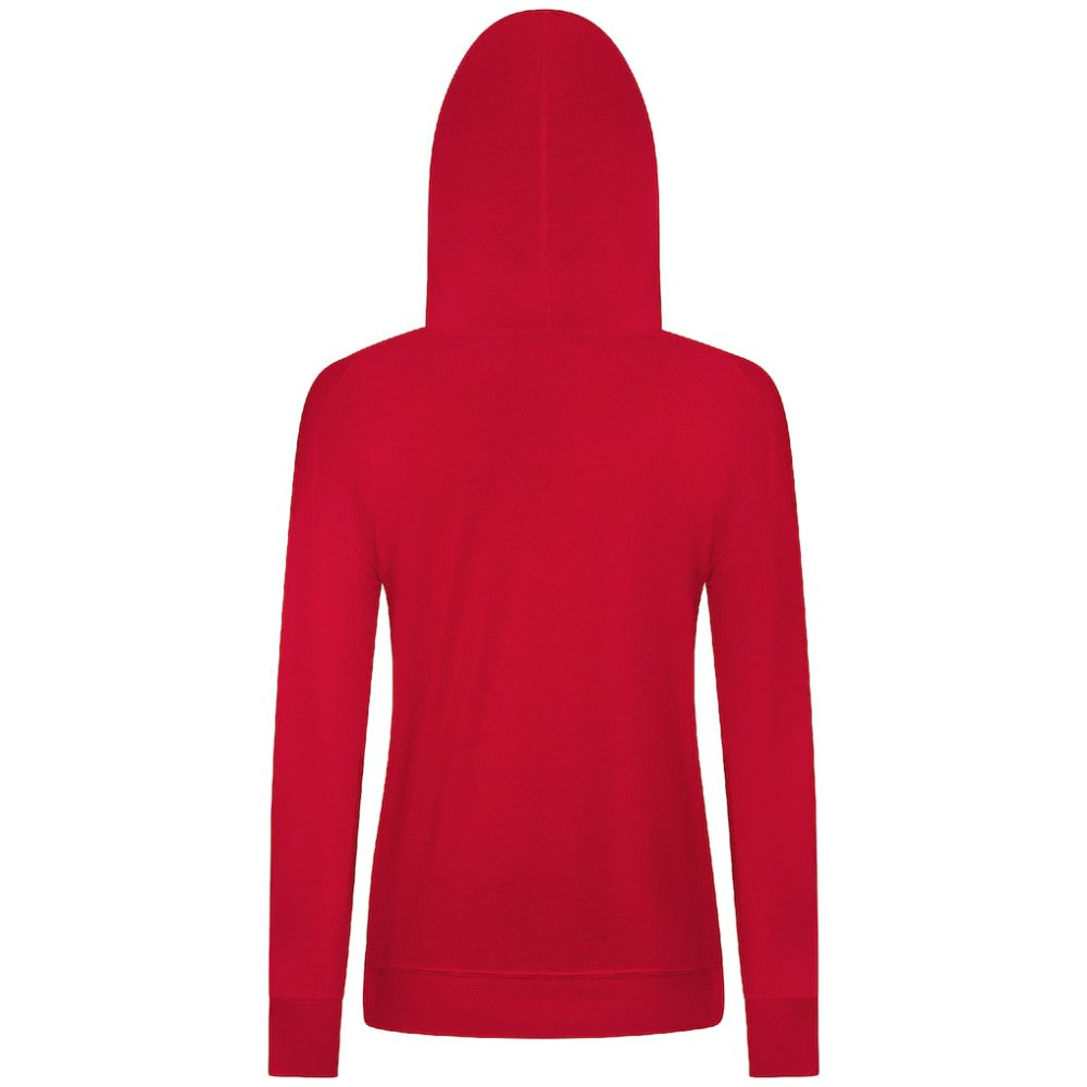 Philadelphia Phillies Levelwear Women's Relay Banner Arch Long Sleeve T-Shirt Hoodie - Red Hoodies