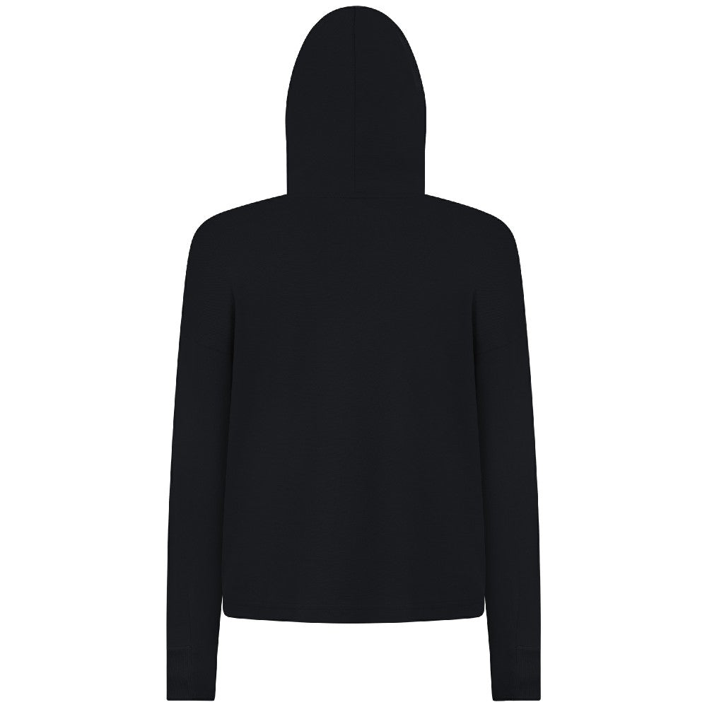 Miami Marlins Levelwear Women's Sweet Sizzle Tri-Blend Hoodie - Black Hoodies
