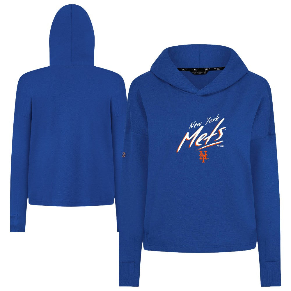 New York Mets Levelwear Women's Sweet Sizzle Tri-Blend Hoodie - Royal Hoodies