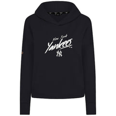 New York Yankees Levelwear Women's Sweet Sizzle Tri-Blend Hoodie - Black Hoodies