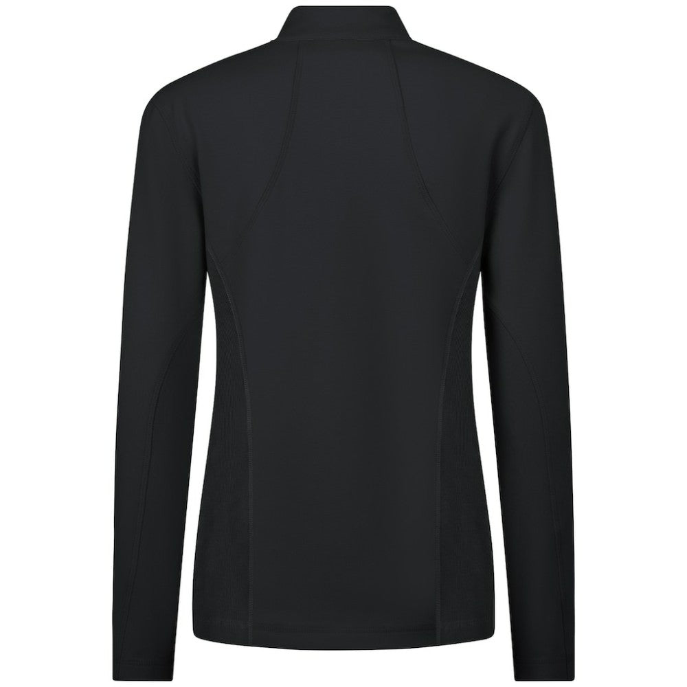 Houston Astros Levelwear Women's Upright Insignia 2.0 Quarter-Zip Tri-Blend Top - Black Tops