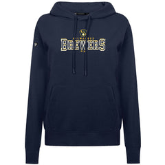 Milwaukee Brewers Levelwear Women's Adorn Journey Hoodie - Navy Hoodies