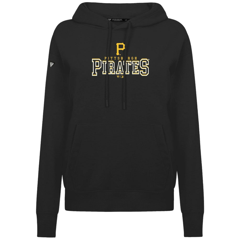Pittsburgh Pirates Levelwear Women's Adorn Journey Hoodie - Black Hoodies