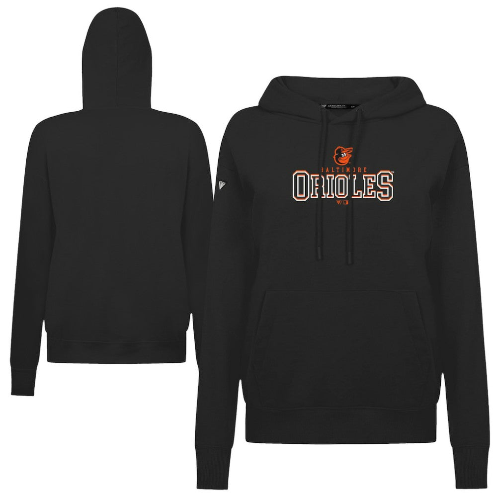 Baltimore Orioles Levelwear Women's Adorn Journey Hoodie - Black Hoodies