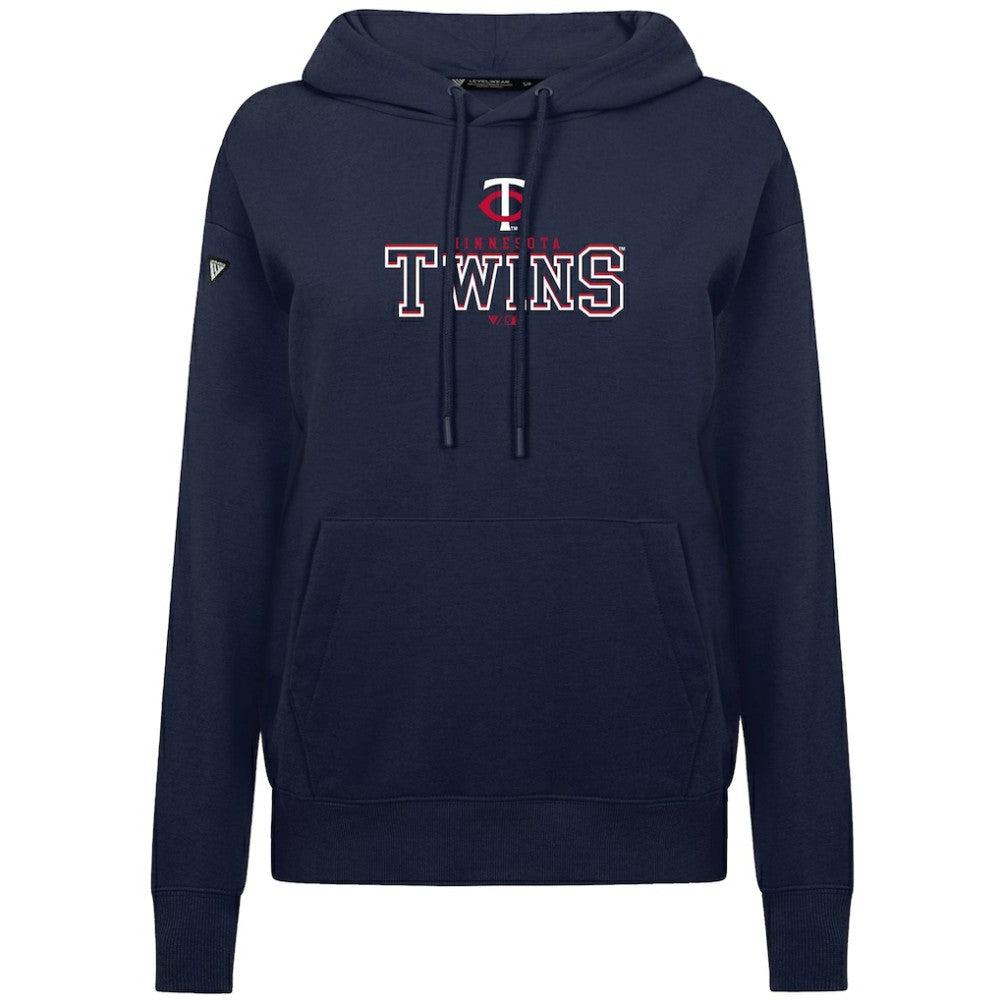 Minnesota Twins Levelwear Women's Adorn Journey Hoodie - Navy Hoodies