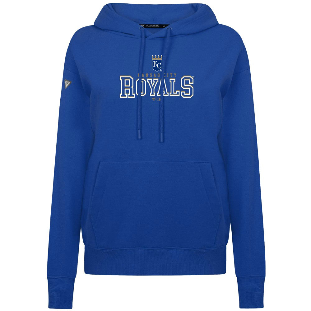 Kansas City Royals Levelwear Women's Adorn Journey Hoodie - Royal Hoodies