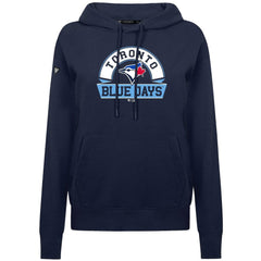 Toronto Blue Jays Levelwear Women's Adorn Banner Arch Hoodie - Royal Hoodies