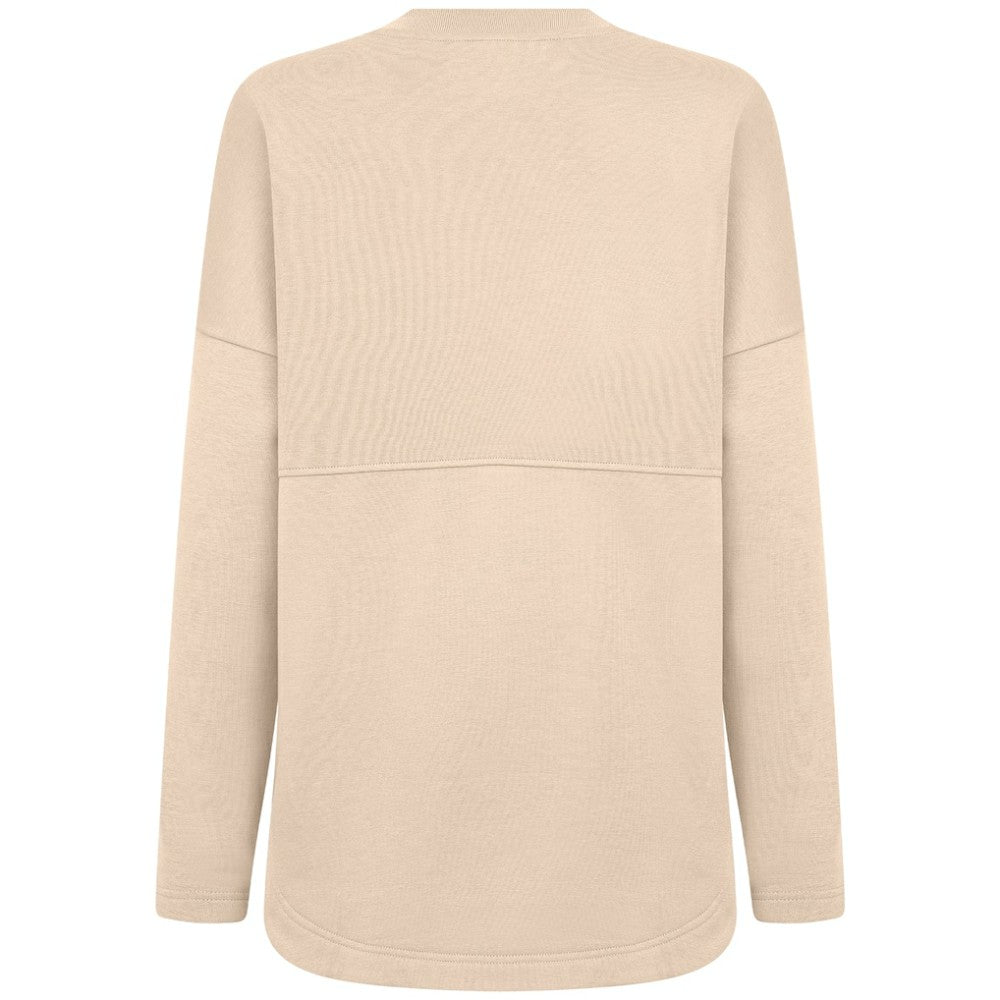 Texas Rangers Levelwear Women's Oversized Beaudry Sizzle Top - Khaki Tops