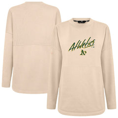 Athletics Levelwear Women's Oversized Beaudry Sizzle Top - Khaki Tops