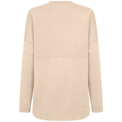 Washington Nationals Levelwear Women's Oversized Beaudry Sizzle Top - Khaki Tops