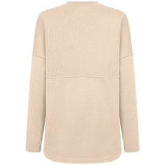 Houston Astros Levelwear Women's Oversized Beaudry Sizzle Top - Khaki Tops