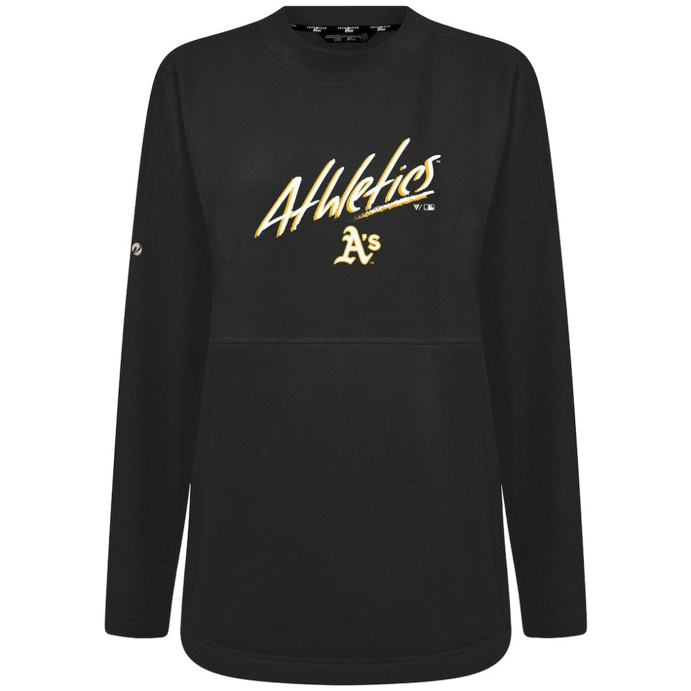 Athletics Levelwear Women's Oversized Beaudry Sizzle Top - Black Tops