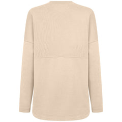 Kansas City Royals Levelwear Women's Oversized Beaudry Sizzle Top - Khaki Tops