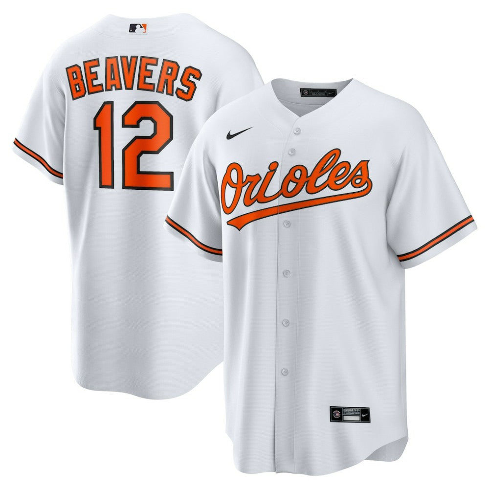 Dylan Beavers Baltimore Orioles Nike  Youth Home Replica Jersey - White Jerseys